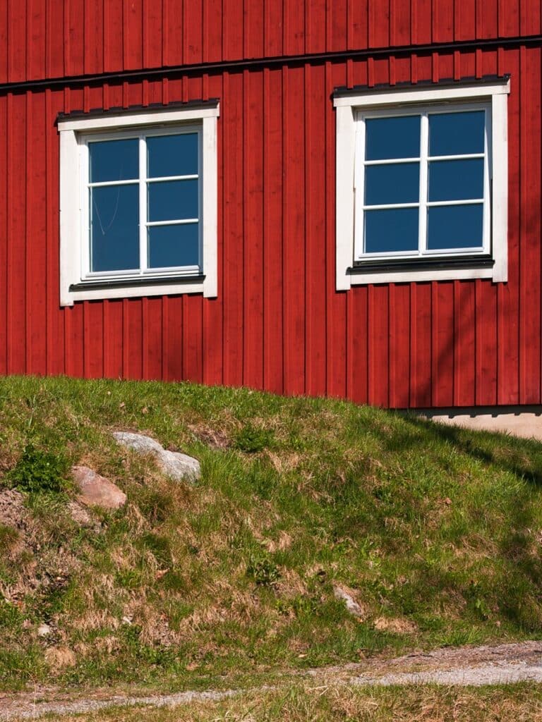 bâtiment rouge de falun