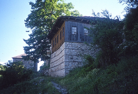 maisons traditionnelles Galitchnik