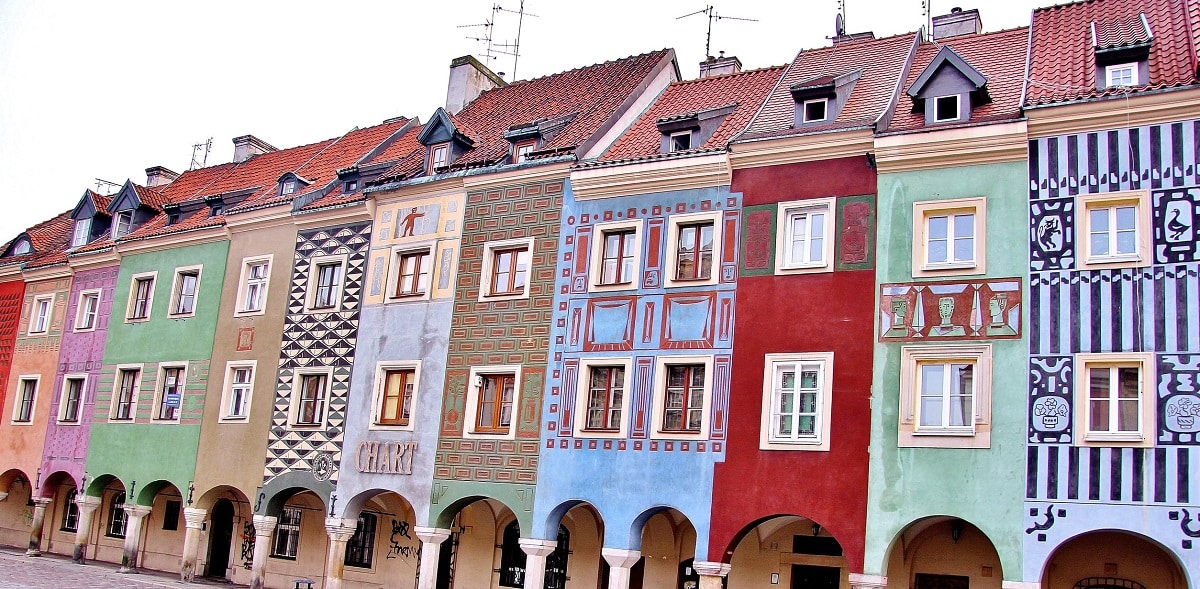 maisons traditionnelles Poznań
