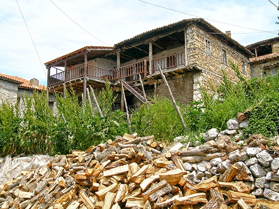 maisons traditionnelles Psarades