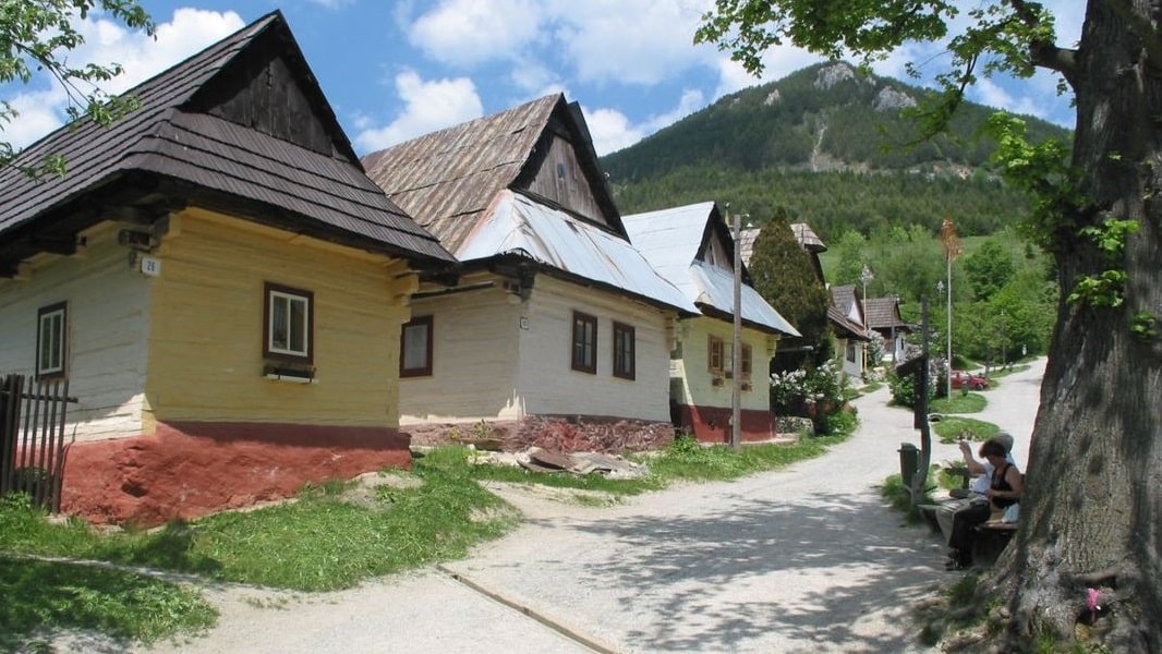 maisons traditionnelles Vlkolínec