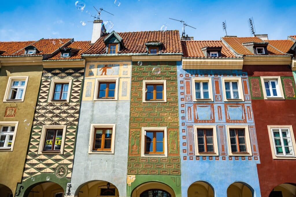 façades peintes de poznan