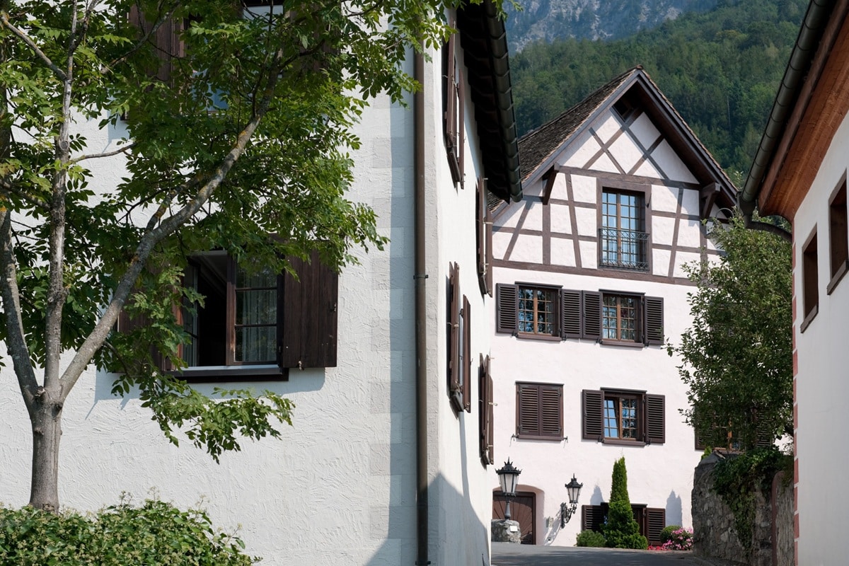 maisons traditionnelles de Vaduz