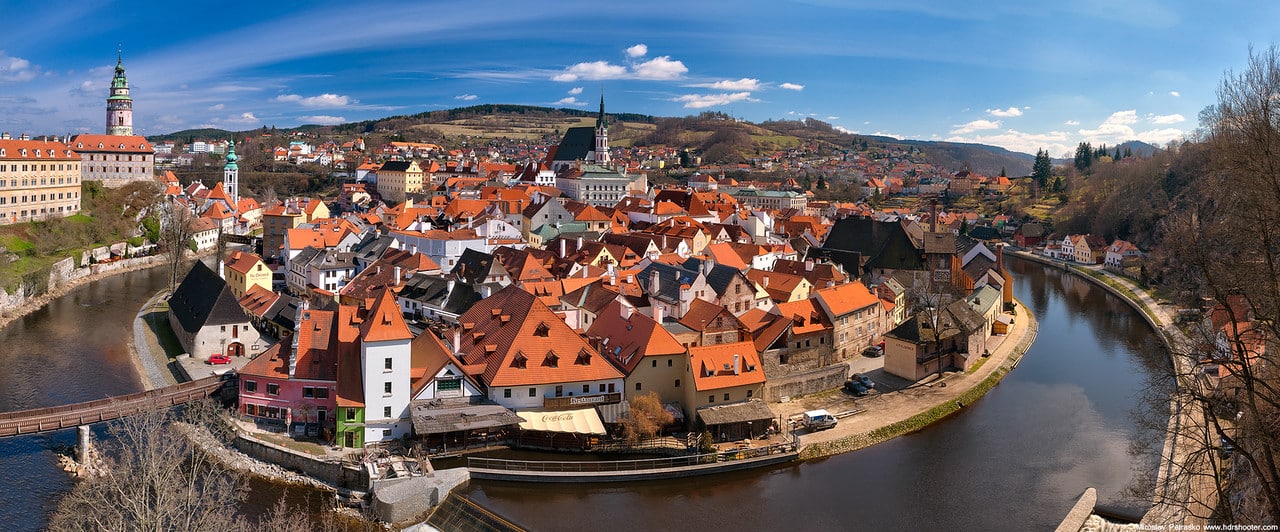 ville médiévale Český Krumlov