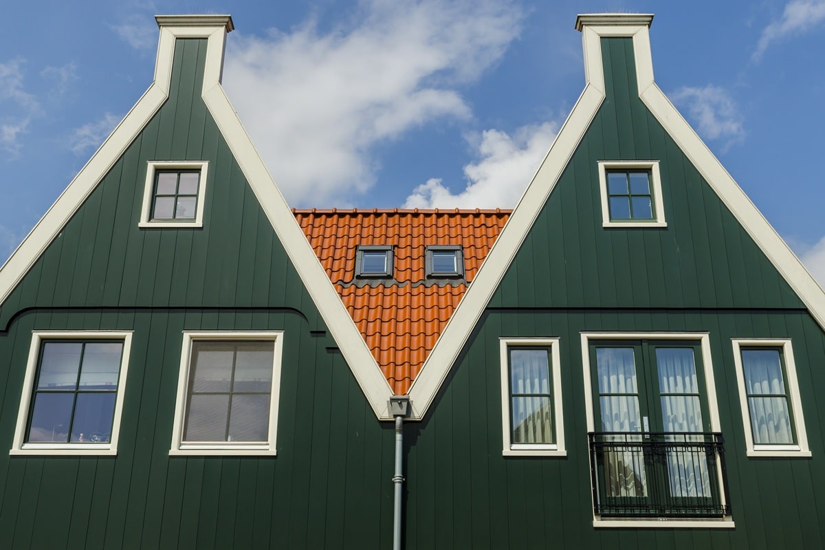 maisons en bois de Volendam