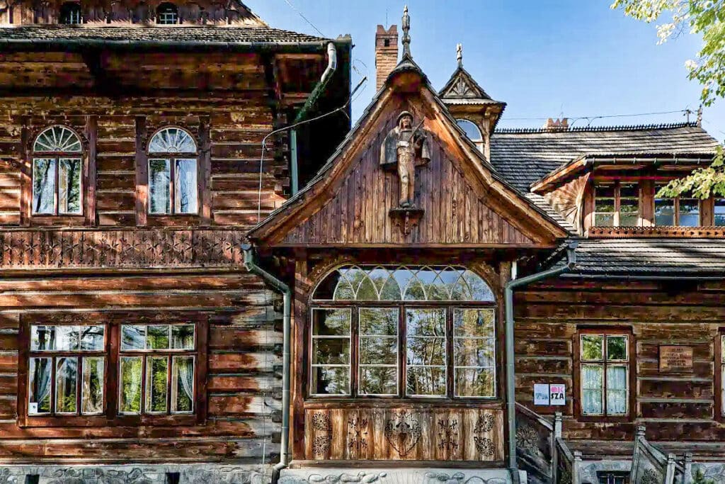 façade Villa Koliba à Zakopane