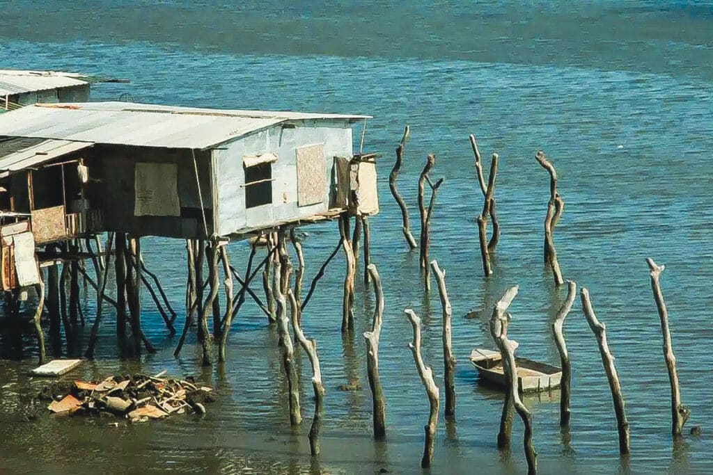 maison sur pilotis à Hanuabada