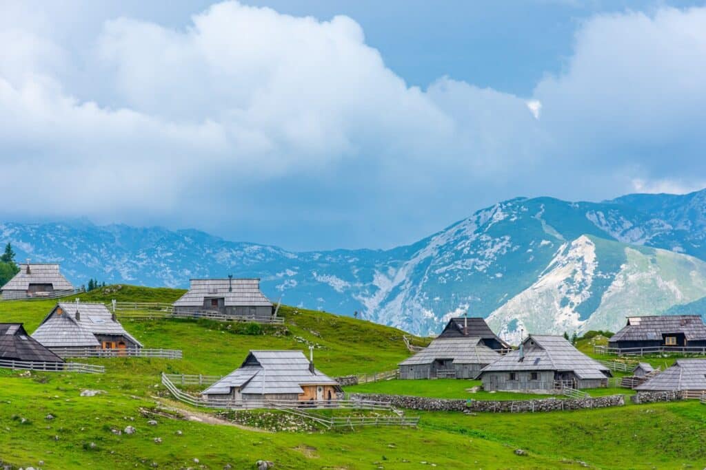 Velika Planina et ses huttes de pâturage en bois traditionnelles