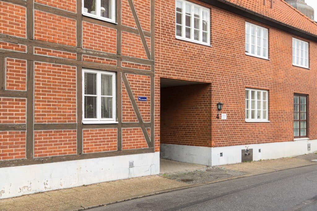 maison colombages et briques Ystad