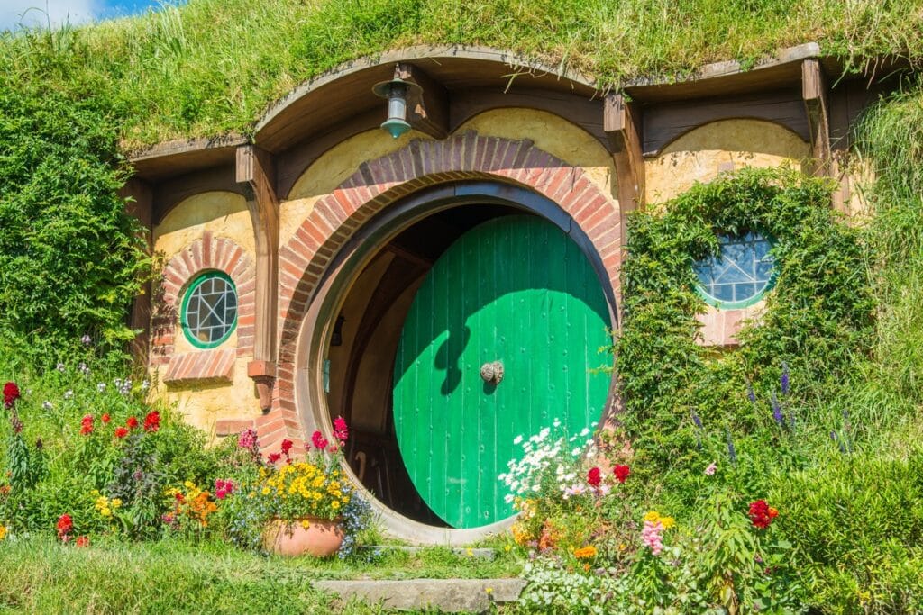 trou de hobbit à hobbiton