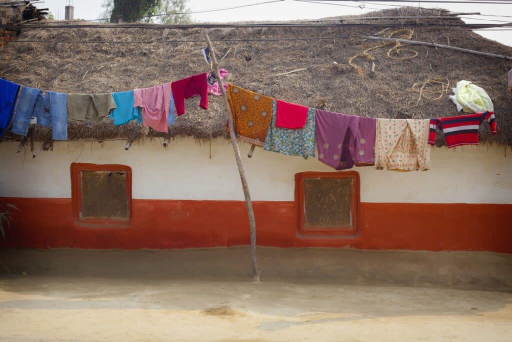 maison rurale de Lumbini