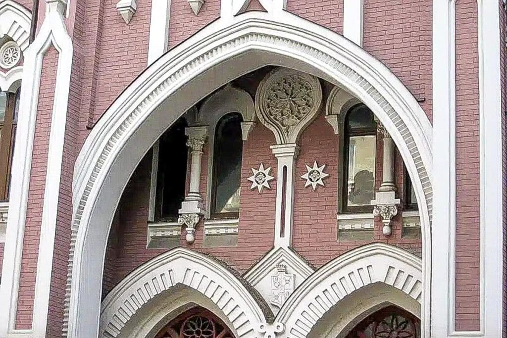 maison du baron Hildenbrand détail façade