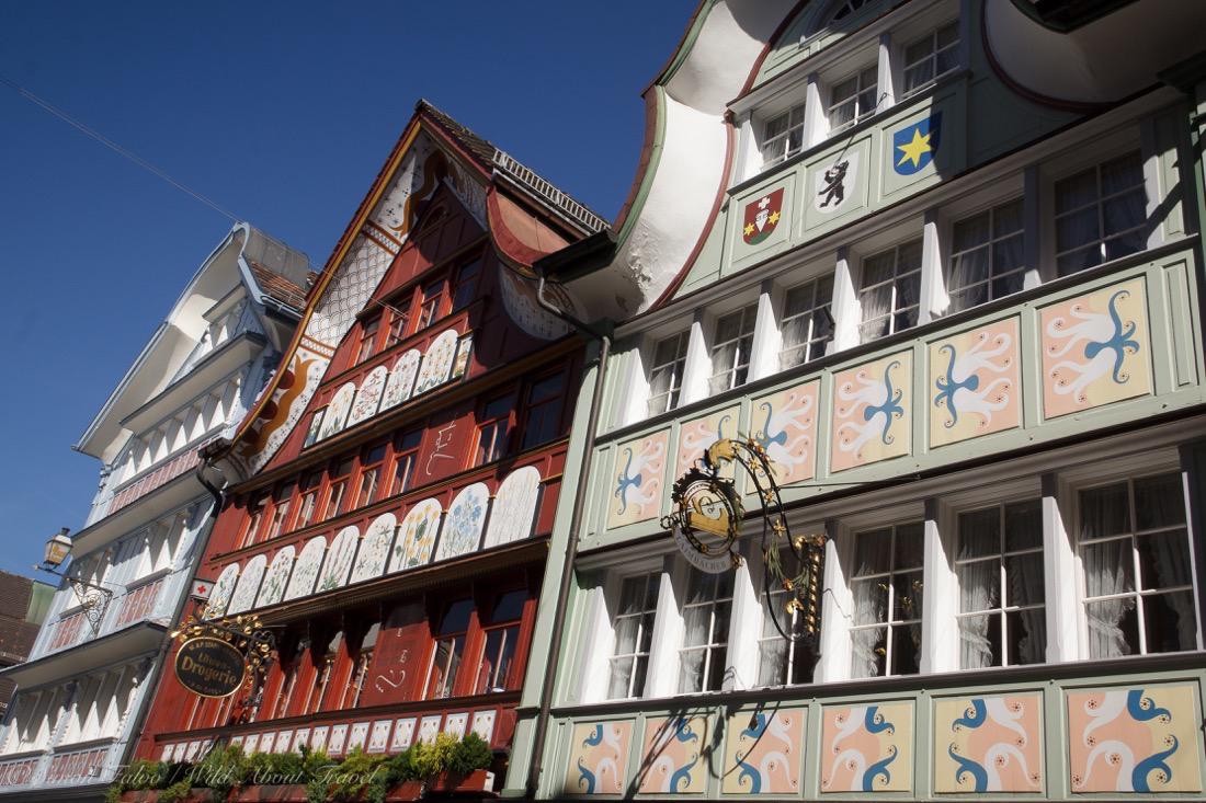 maisons colorées Appenzell
