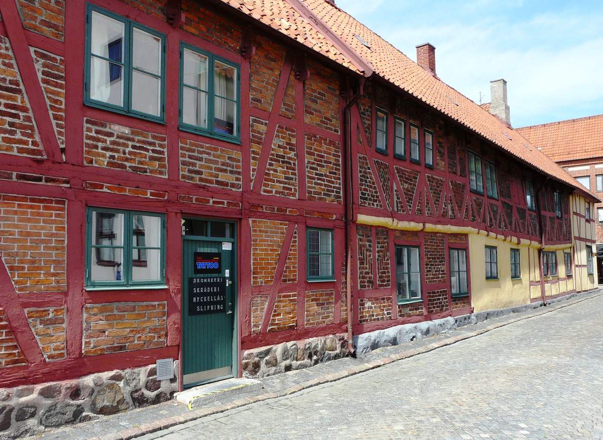 maisons à colombages Ystad