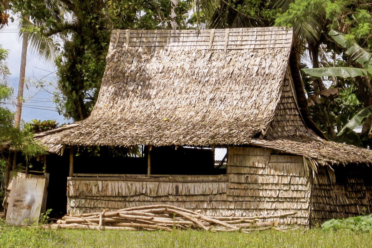 maisons traditionnelles des îles Salomon