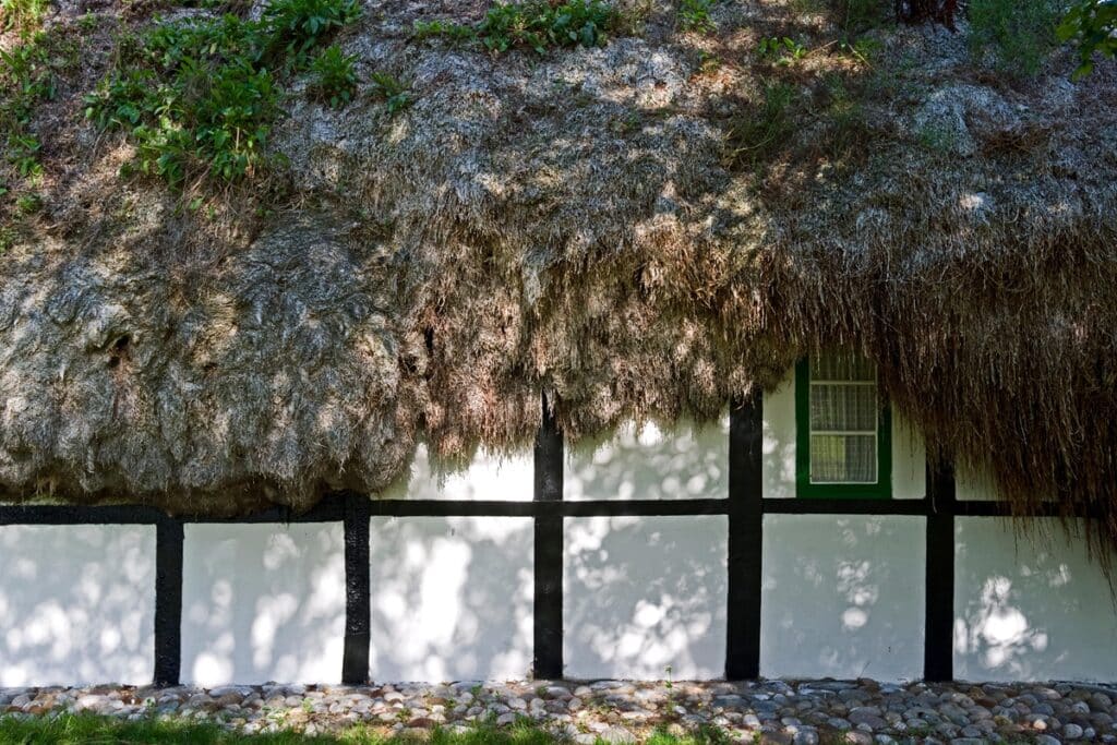 maison au toit d'algues à Læsø