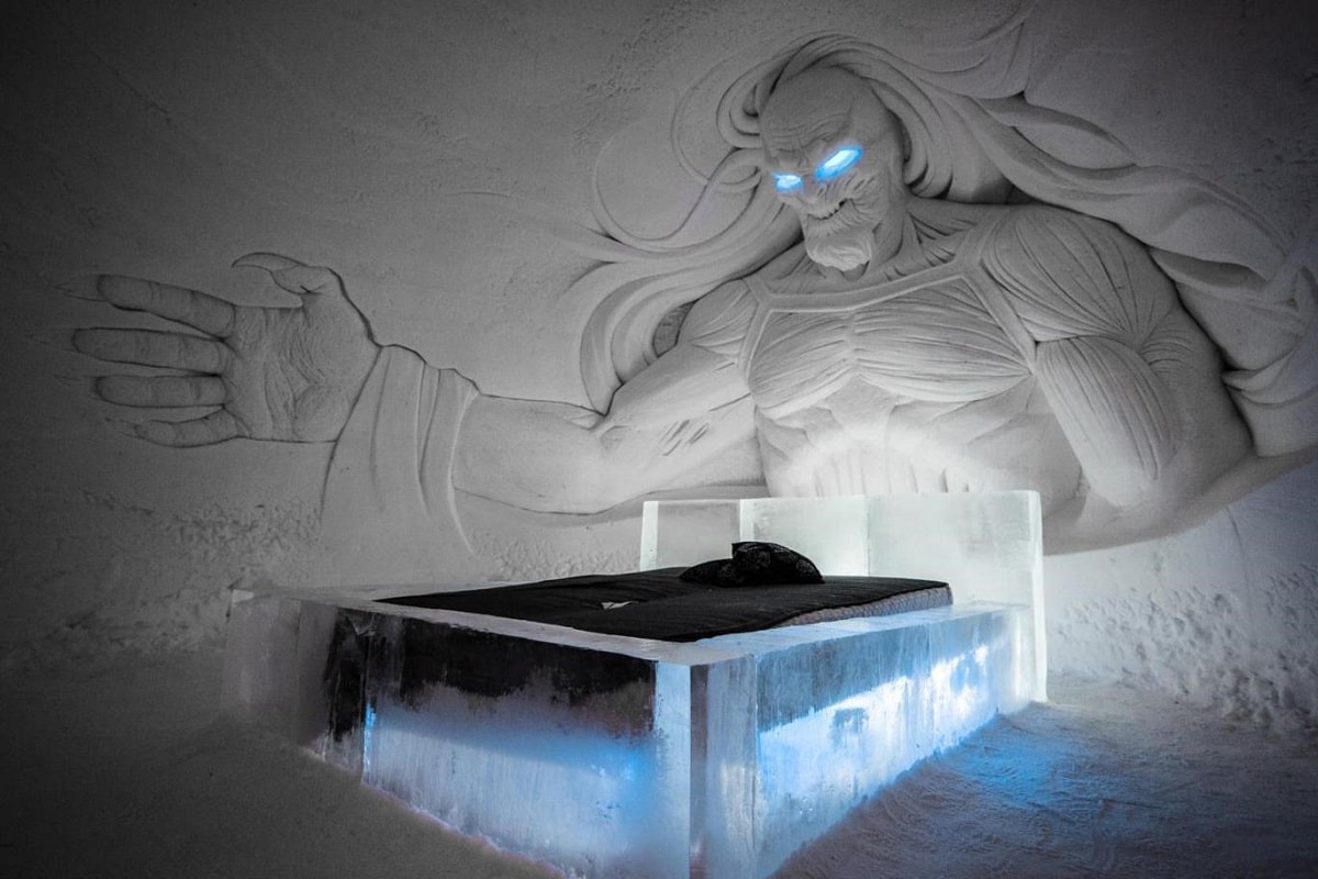 hôtel glace Game of Thrones