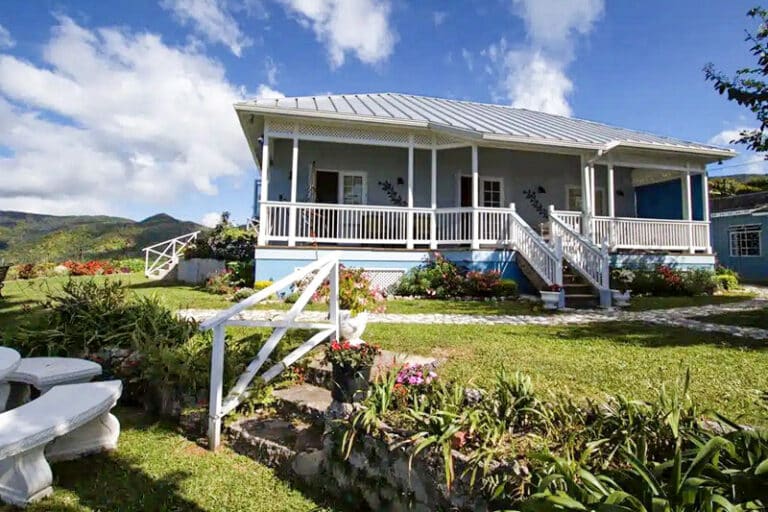 maison typique dans les Montagnes Bleues de la Jamaïque