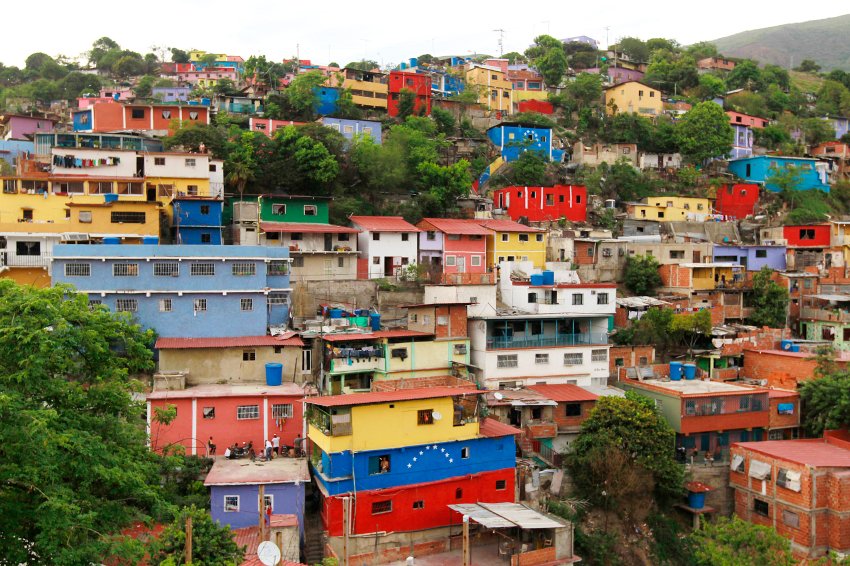 maisons colorées caracas