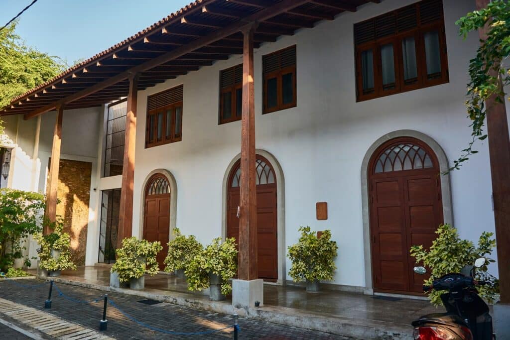 maison coloniale à Galle