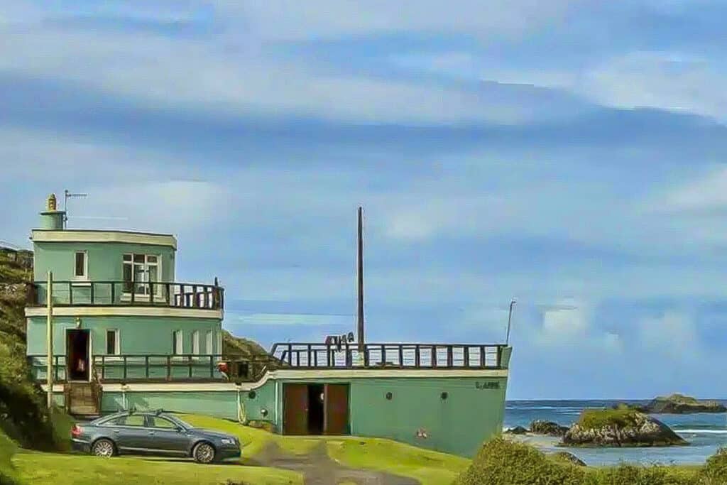 maison bateau à Derrynane Beach