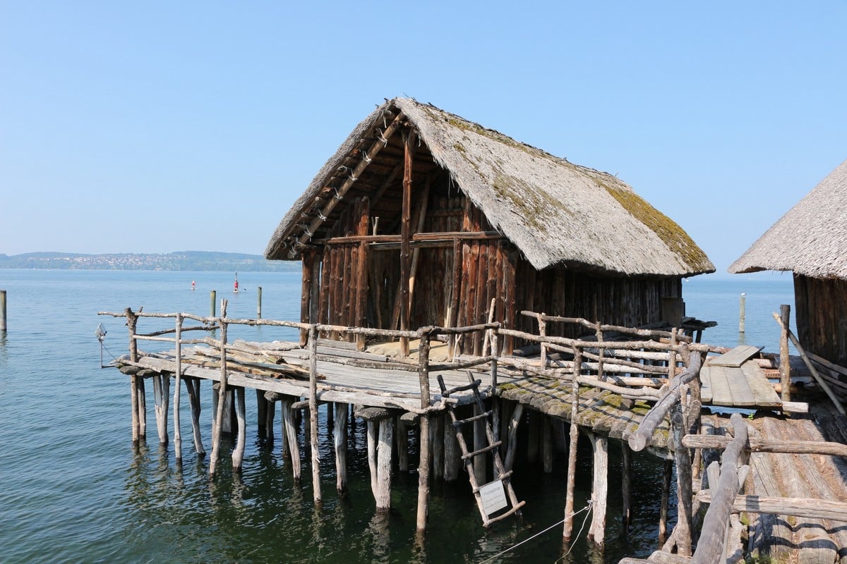 maison sur pilotis lac Constance