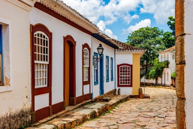 maisons coloniales à Tiradentes
