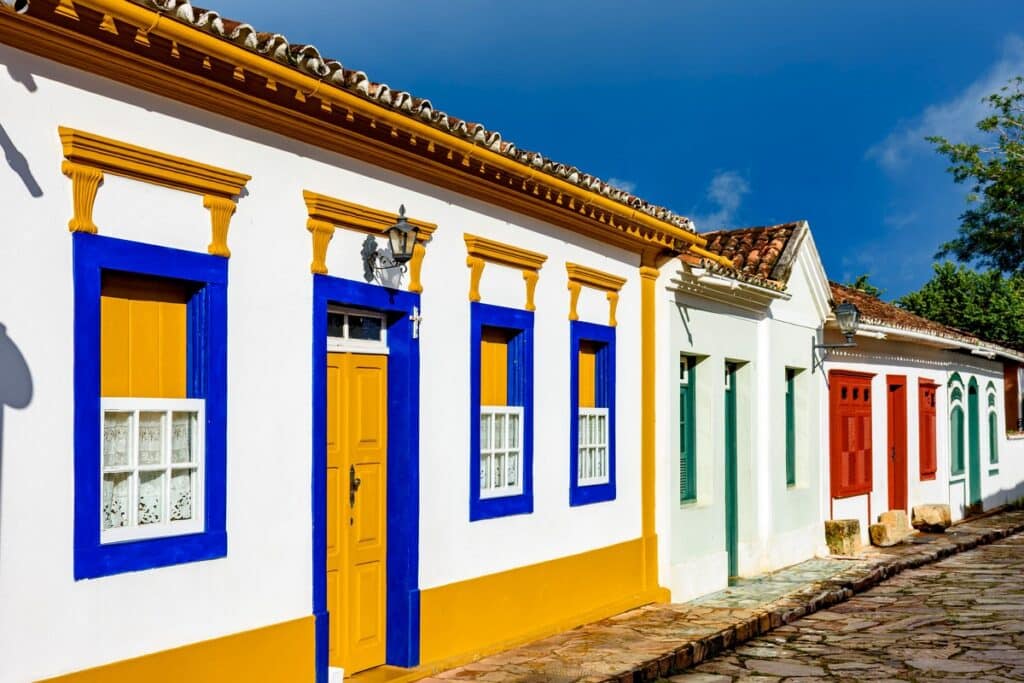 maisons coloniales à Tiradentes