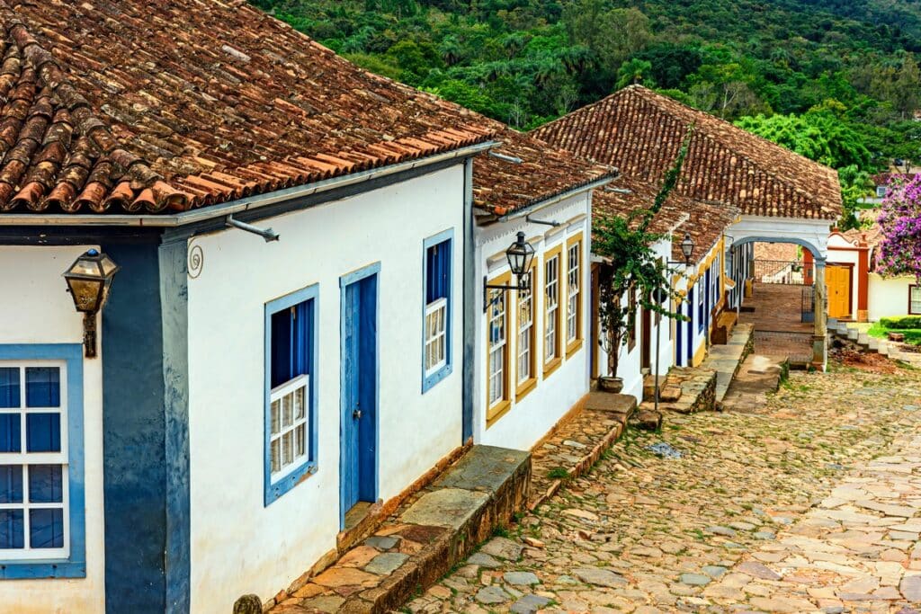 maisons coloniales à Tiradentes