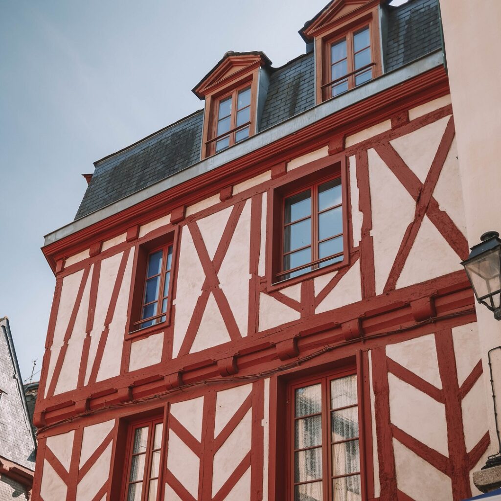 maison à pans de bois à Vannes