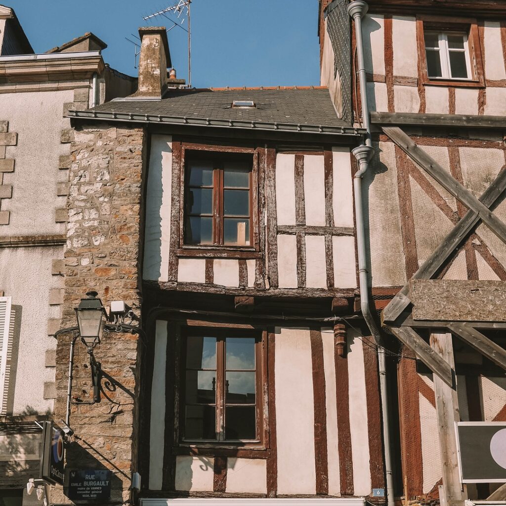 maisons à pans de bois à Vannes