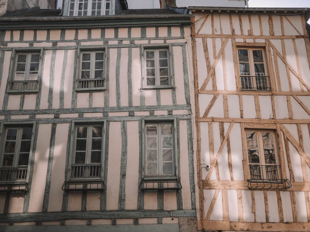 maisons à pans de bois à Vannes