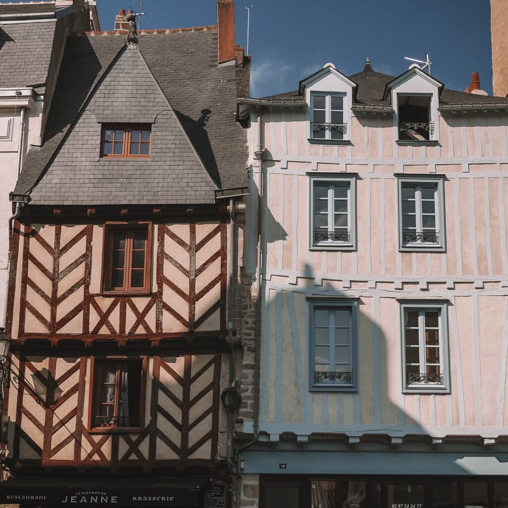 maisons à pans de bois à Vannes