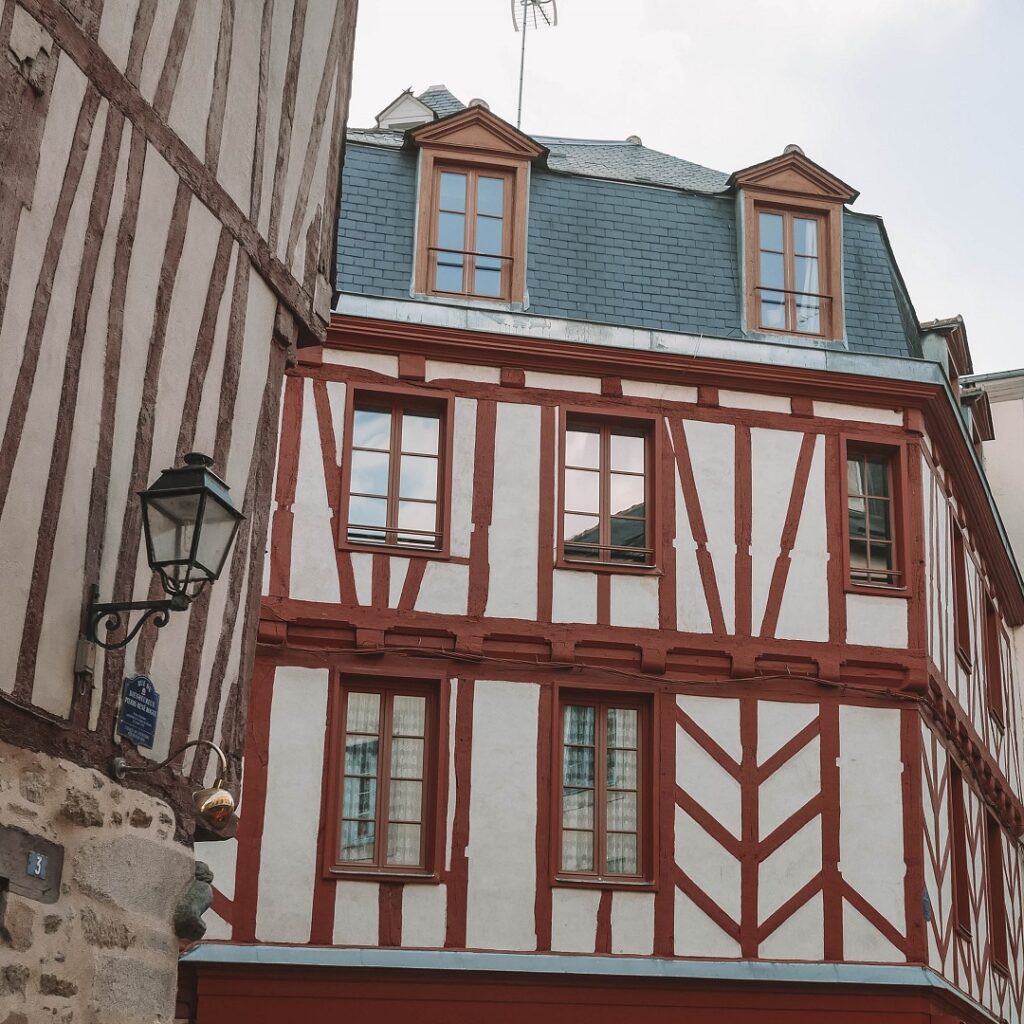 maisons à pans de bois à Vannes