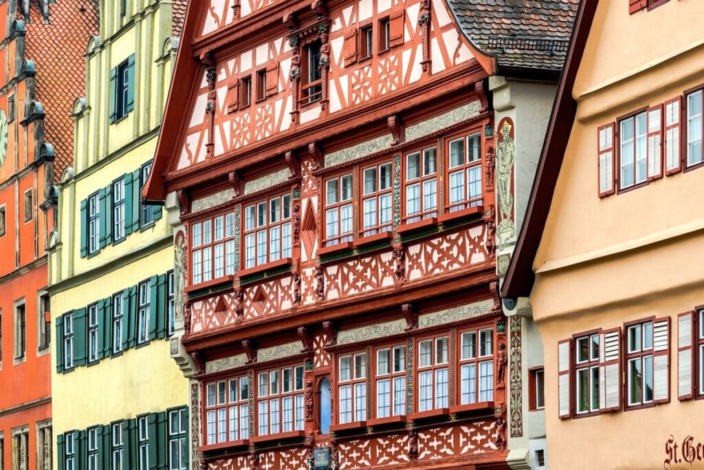 Dinkelsbühl maisons colombages