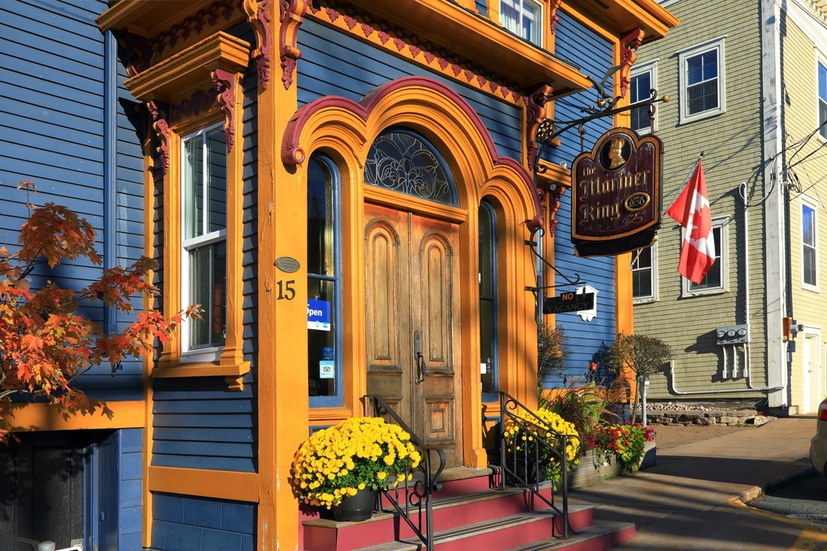 ancienne maison en bois sur King Street à Lunenburg
