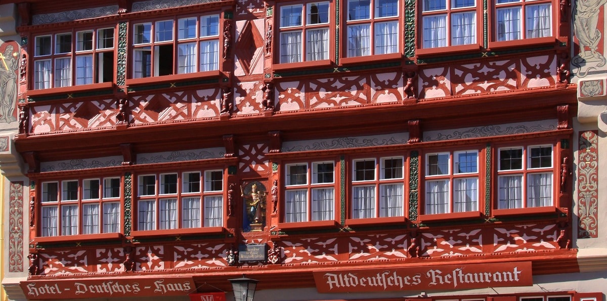 maisons colombages Dinkelsbühl 