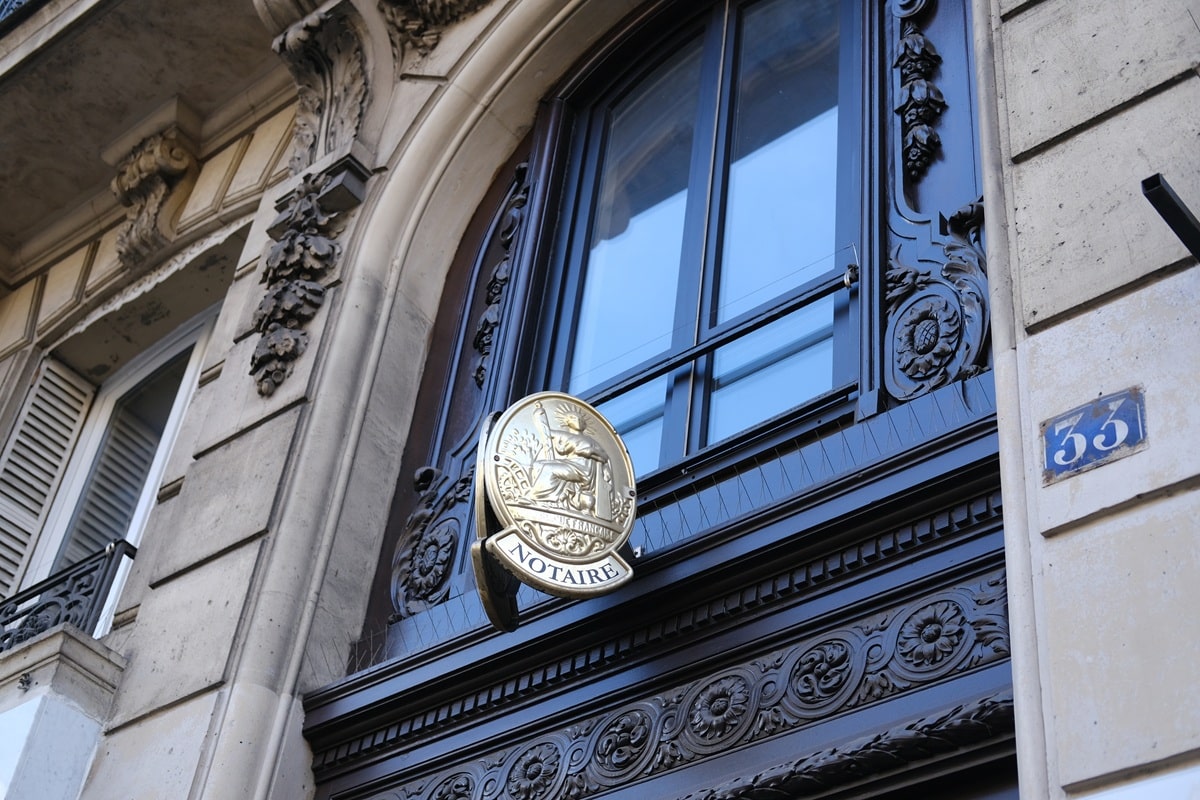 enseigne de notaire