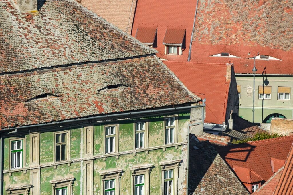 bâtiments anciens vieille ville de sibiu
