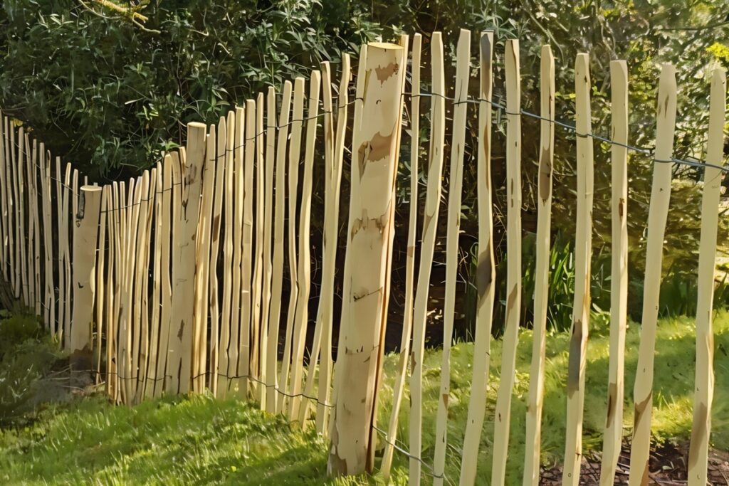 clôture bois ganivelle