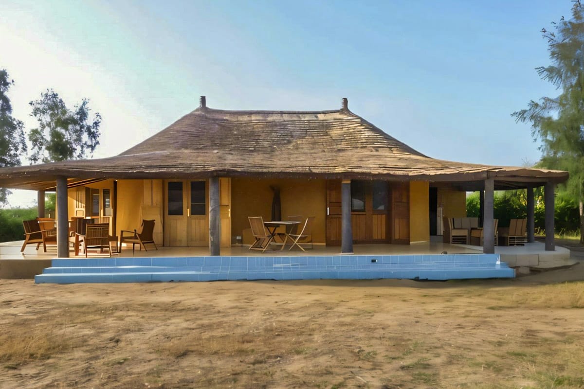 maison toit de chaume N'dangane