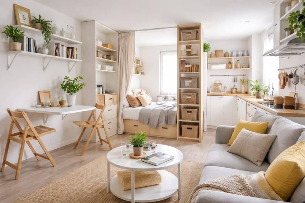 optimiser les espaces dans un petit appartement
