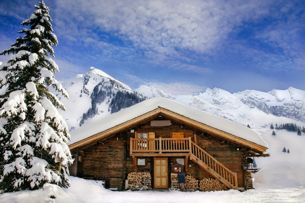 chalet en bois de Haute Savoie