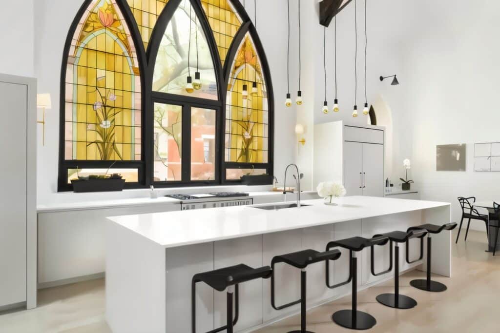 église transformée en maison