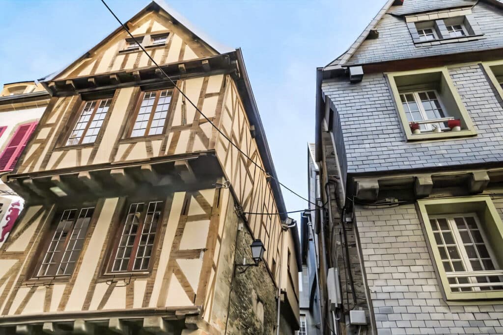 maisons à pans de bois à Morlaix