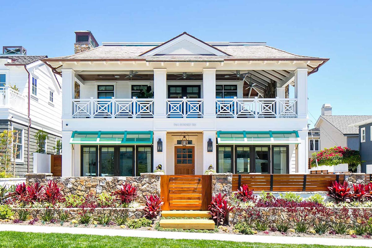Maison inspirée des Caraïbes en Californie