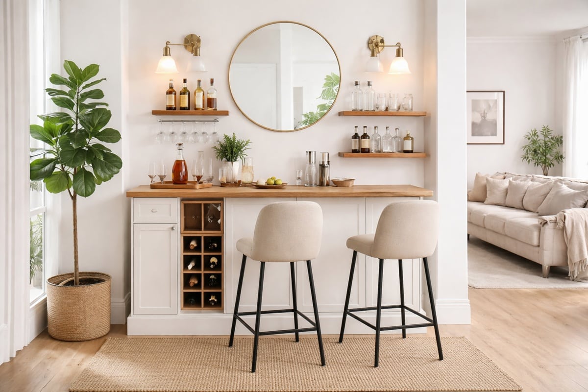 espace bar dans un intérieur