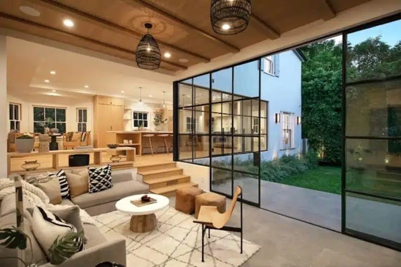intérieur maison Justin Bieber à Beverly Hills