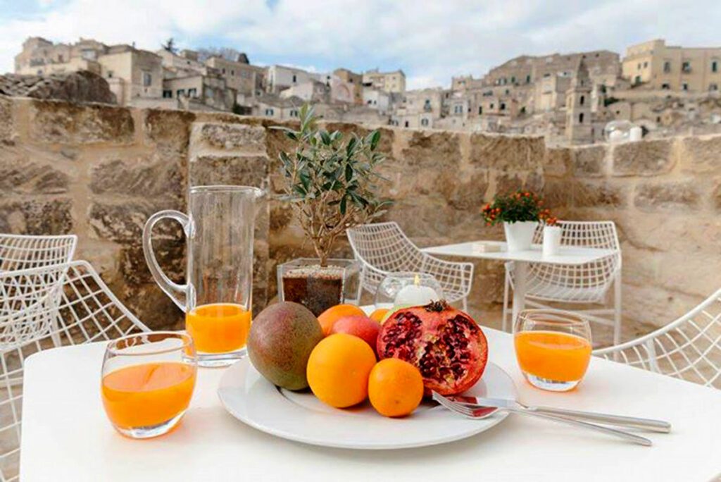 terrasse hôtel La Dimora di Metello