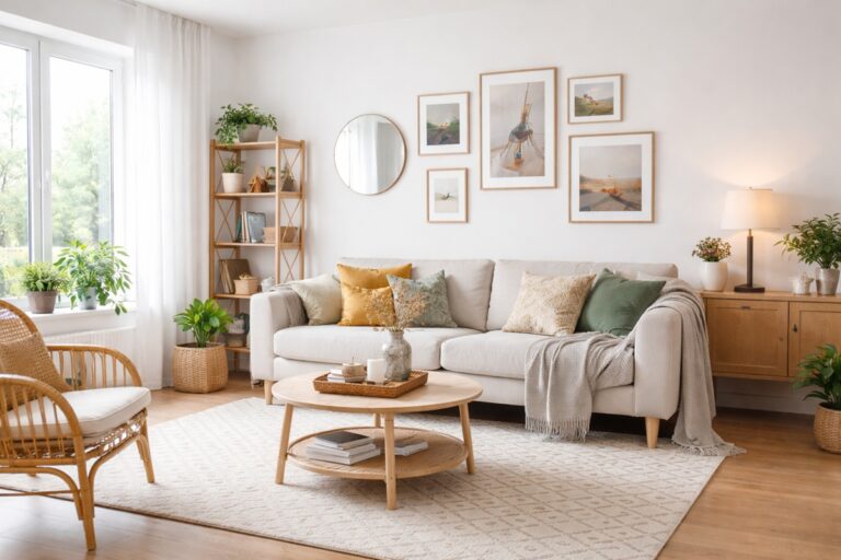 salon décoré à pas cher